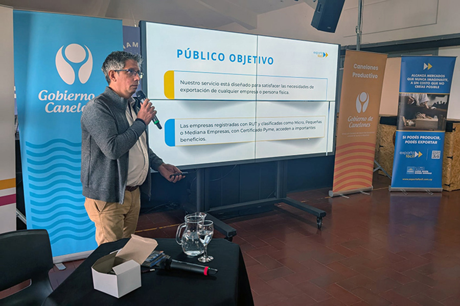 En el marco de la Maratón Joyero Internacional 2025, celebrada en el Espacio Dínamo de la ciudad de Atlántida, departamento de Canelones, Correo Uruguayo realizó un taller de difusión de sus servicios Exporta Fácil y Ahíva Tienda.